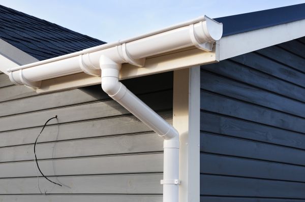 PVC Rain Gutter Installation in Marysville